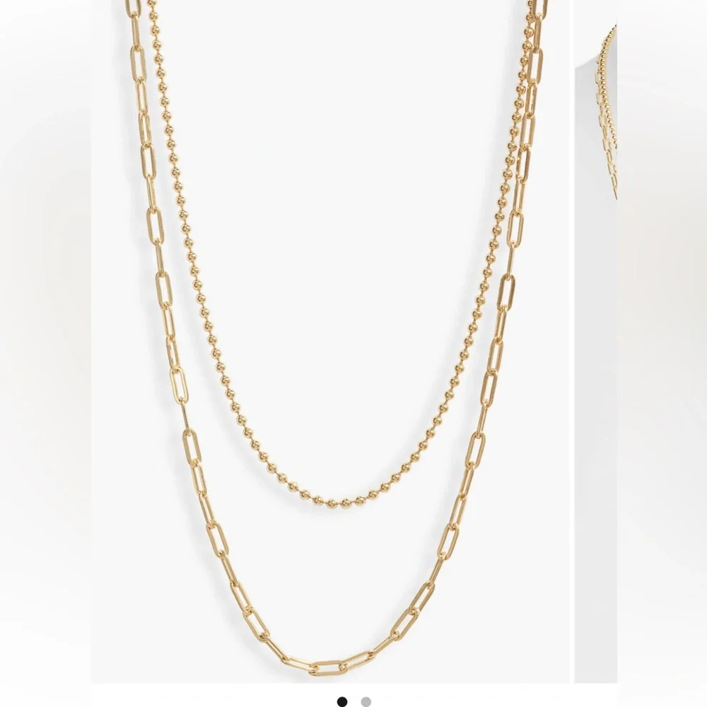 Aregnto Vivo Ball and Paper Clip necklace - Picture 2 of 4